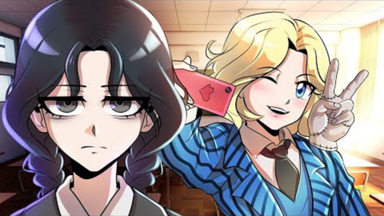 亚当斯一家：小狼女和星期三两个世界的人成为了好朋友！_腾讯视频
