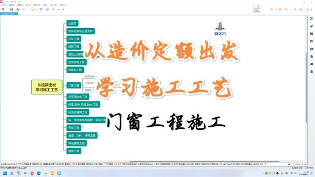 从造价定额出发学习施工工艺之门窗工程施工