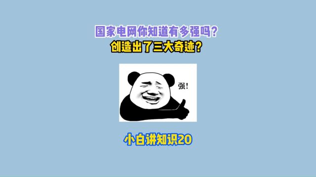 为什么国家电网不叫中国电网?#涨知识 #科普