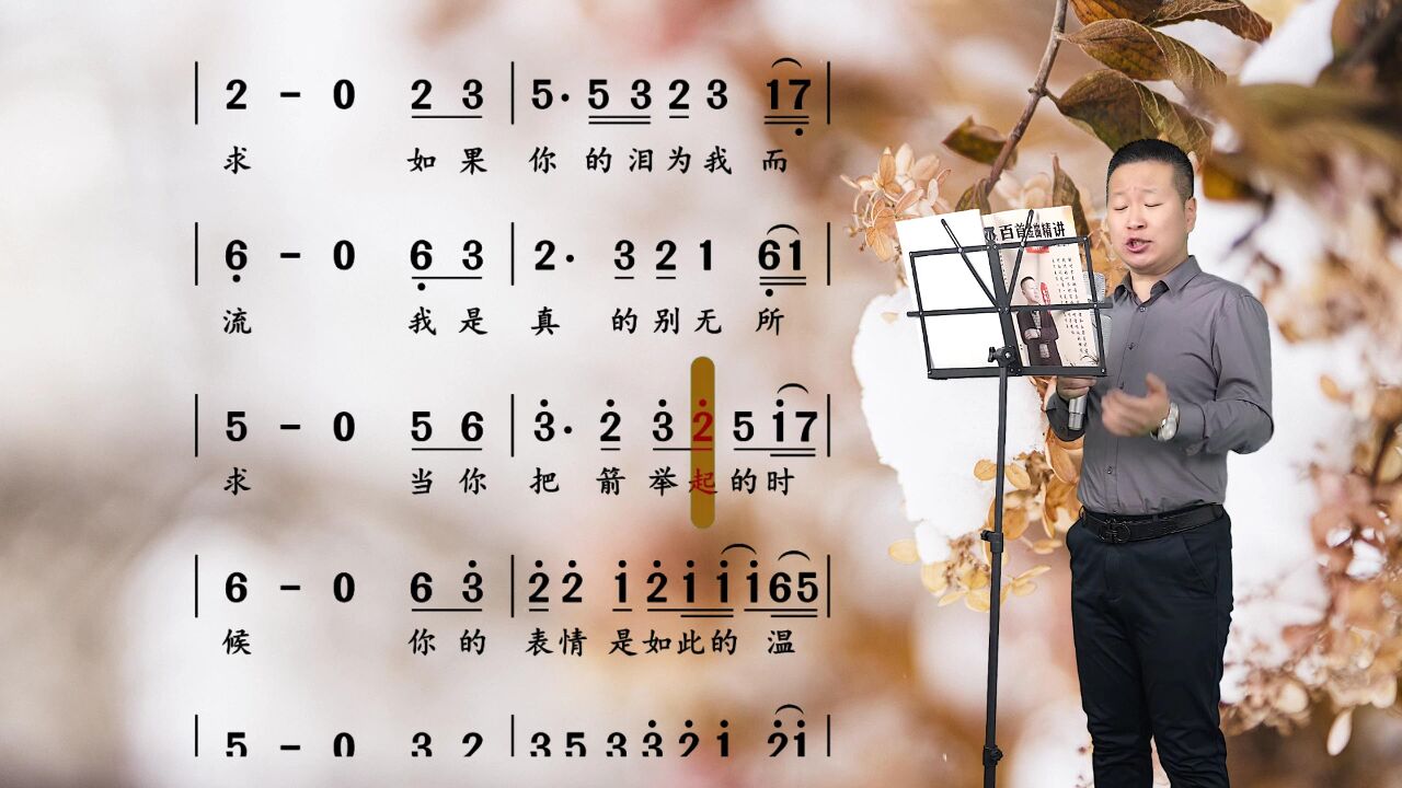 《飞鸟与射手》张峰老师逐句教学,让简谱变得更简单