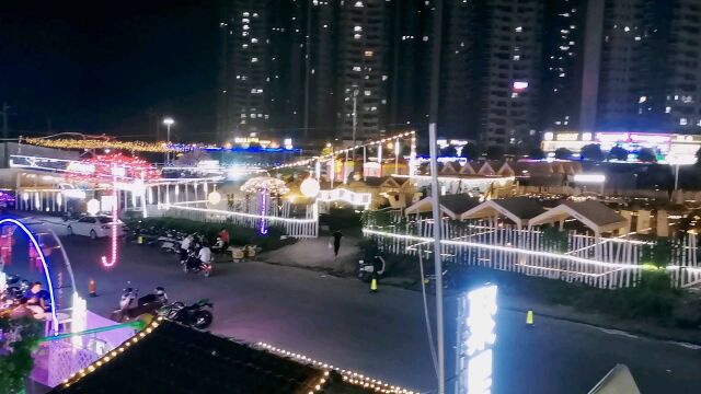 这是博白的,夜景,漂亮美丽,今年市容市貌改变的最快