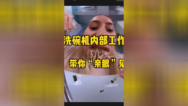 洗碗机内部工作流程,快来“亲眼”看看吧!