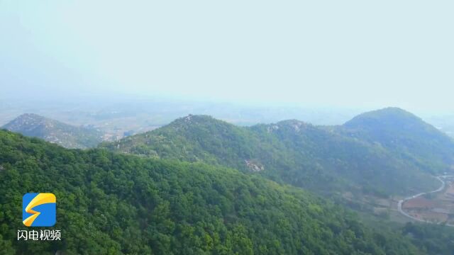 看暮春治愈系美景,滕州灵泉山山峦叠翠美如画