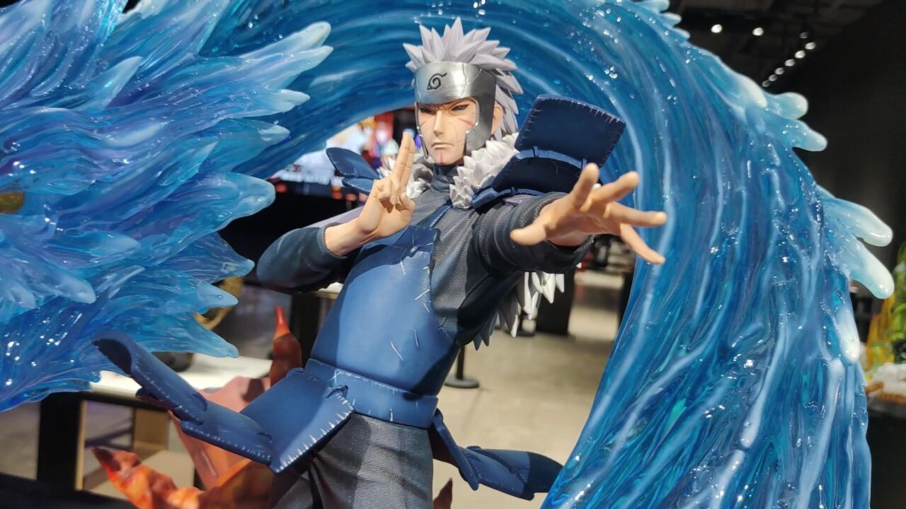 光年工作室 火影忍者 二代目火影 千手扉间 水龙 1/4 雕像