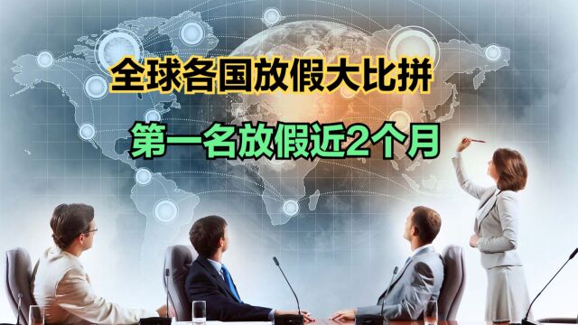 2024放假具体安排公布!世界各国放假天数大比拼,最多的放假53天