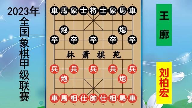 2023象甲:14岁天才刘柏宏战王廓,和棋盘面竟分出胜负?不可思议 #王廓 #2023象甲联赛 #刘柏宏