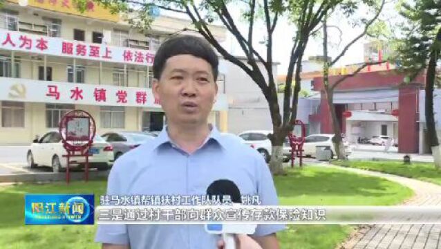 阳江首个存款保险宣传示范镇村及银行网点揭牌