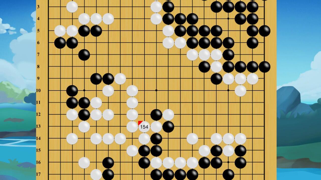 【衝擊敵方大空】李老師少兒圍棋課堂覆盤精彩瞬間