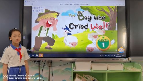 【2分钟一个英文童话小故事】The Boy who Cried Wolf 《狼来了》（黄依臻配音背景视频） (2)