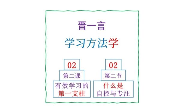 0202自控与专注的理论分析