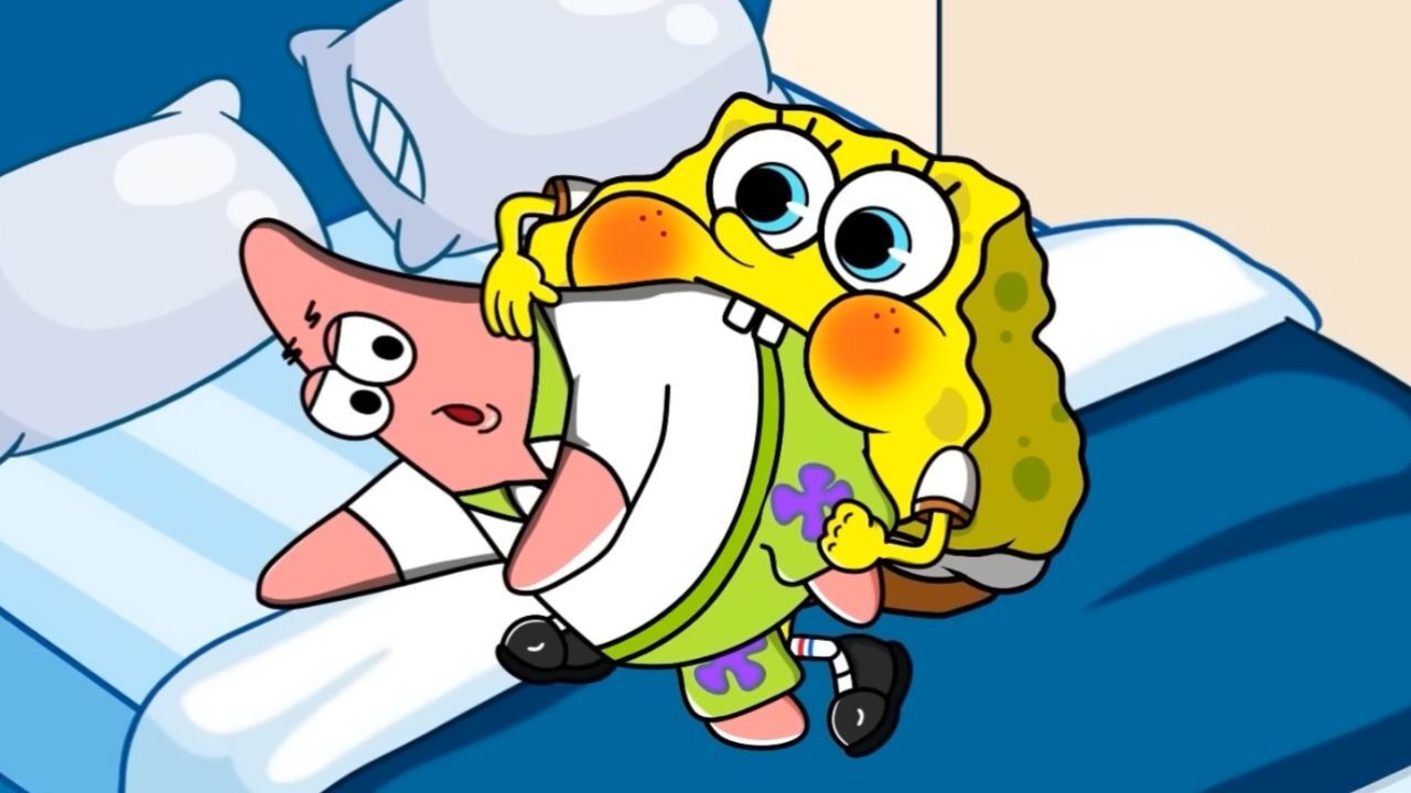 海绵宝宝同人—减肥记!夏天到了海绵宝宝为了健康开始减肥啦!