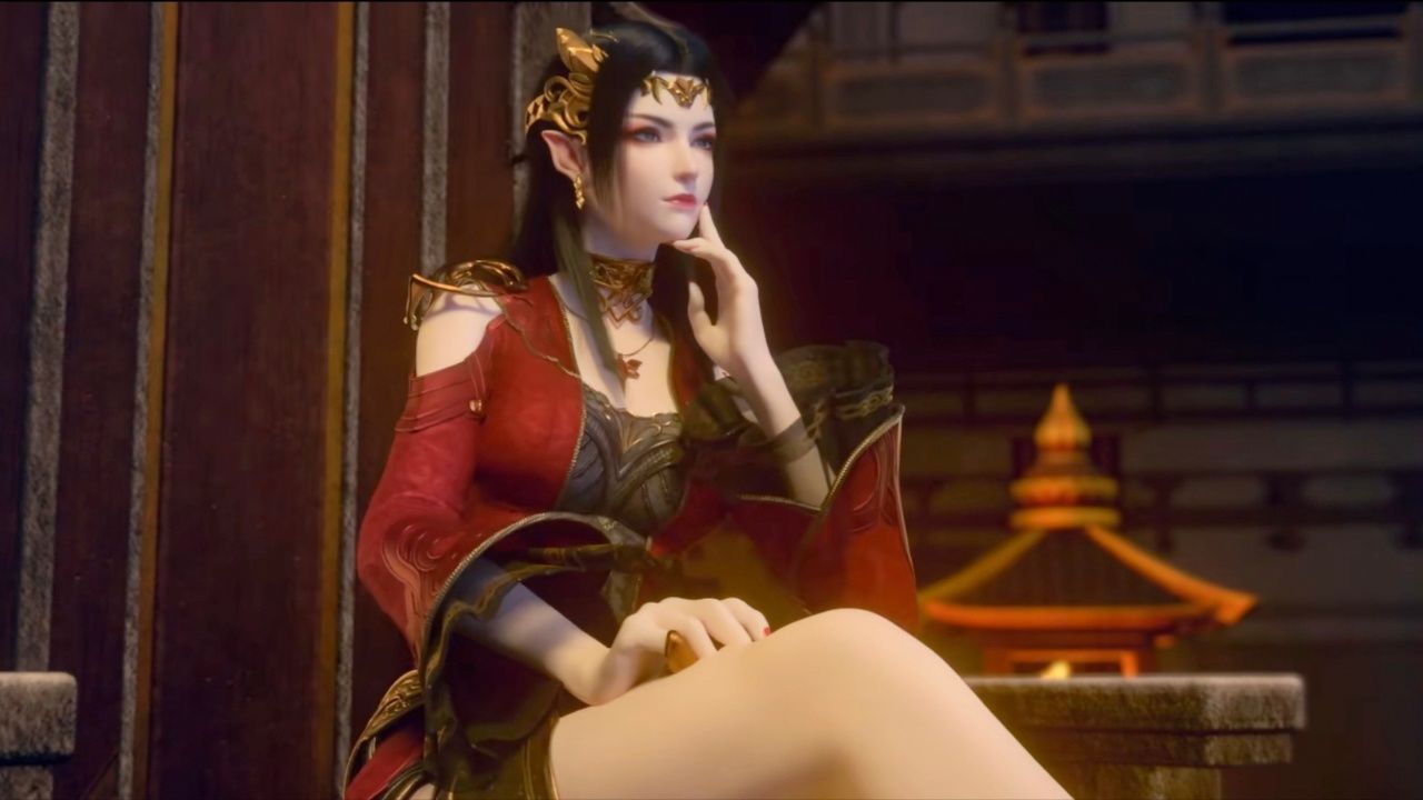 《斗破苍穹.年番》美杜莎女王多种御姐坐姿,你更喜欢哪一种呢?