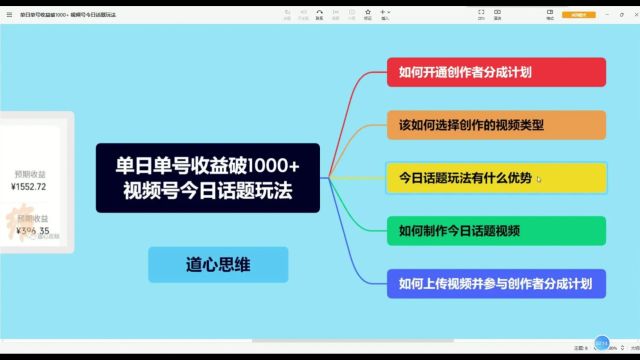 视频号分成计划,日入1000+,无需技术,小白可上手