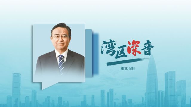 湾区深音丨金元浦:深圳要扛起科技和人文深度融合的大旗