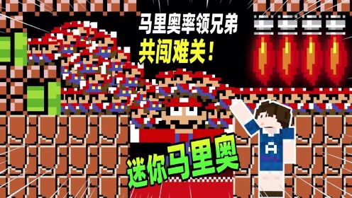 超级马里奥：成千上万个马里奥勇闯管道世界！_高清