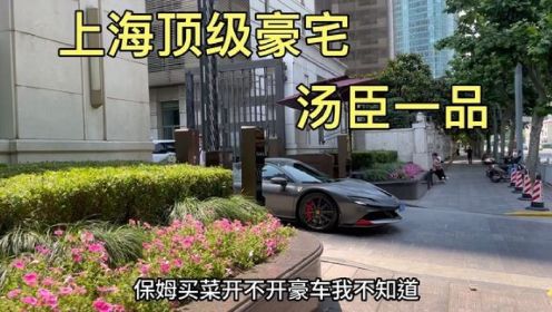 上海顶级豪宅汤臣一品，据说保姆买菜都开跑车，看看到底有多豪？
