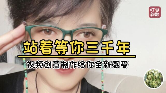 《站着等你三千年》视频创意制作给你全新感受