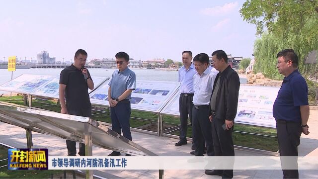 市领导调研内河防汛备汛工作