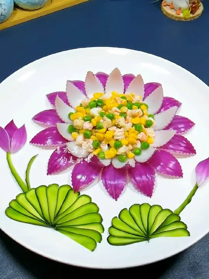 普通的食材花点心思就能让你的餐桌赏心悦目#美食 #创意摆盘#美厨娘