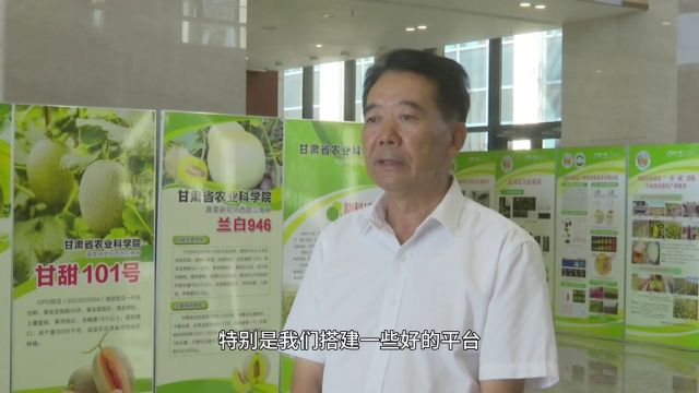 【短视频】甘肃省农业科学院院长马忠明:走绿色发展之路 提升蜜瓜产业发展水平