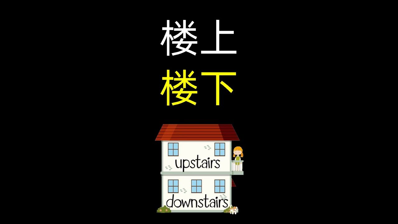 「一个电影单词」我睡楼上你睡楼下 upstairs downstairs