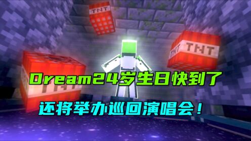 我的世界:Dream快过24岁生日了,同时还将举办巡回演唱会!_高清1080P在线观看平台_腾讯视频