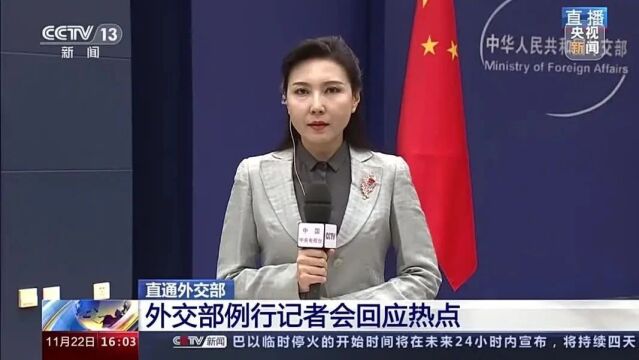 外交部:中方欢迎