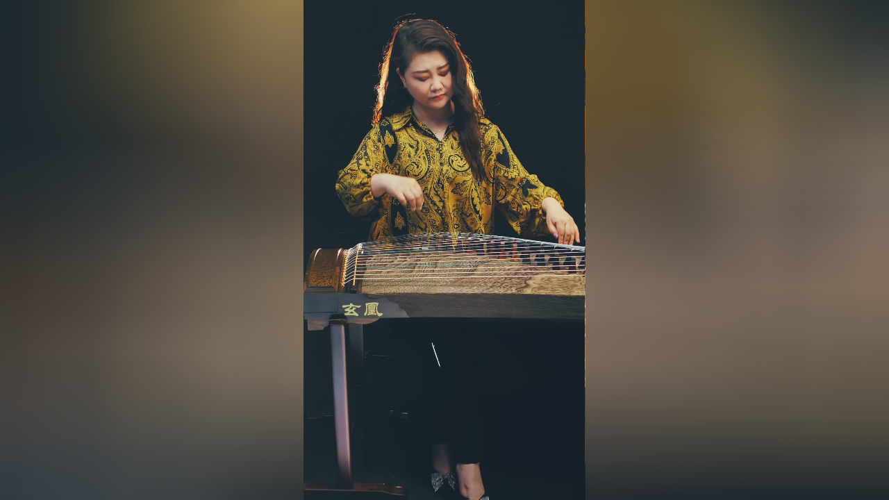 清平调 -d调钢琴伴奏版李凡老师演示玄凰古筝演奏部分