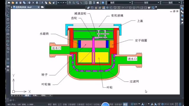 第44项专利 自发电水表 设计2 #新发明 #专利 #科技创新