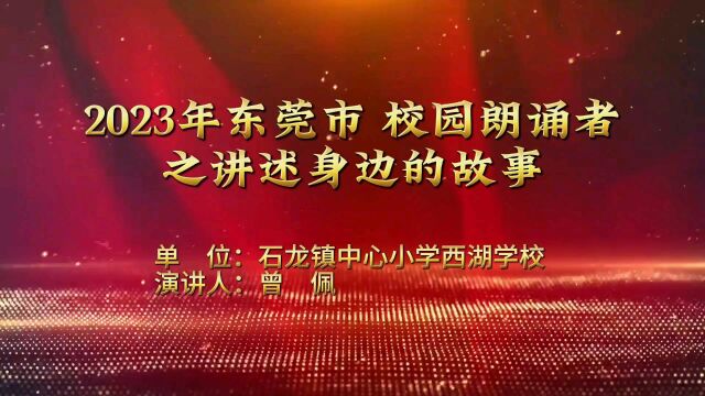 石龙镇中心小学西湖学校曾佩《做那个擦亮星星的人》