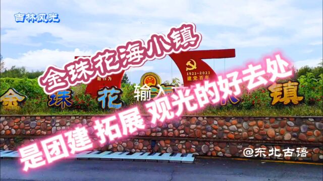 吉林市金珠花海小镇,是团建、拓展、观光的绝好去处!一起去看看