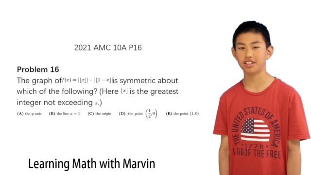 2021 AMC数学竞赛10A P16 英语讲题,双语字幕