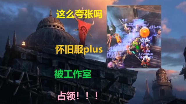 魔兽世界,这么夸张吗?plus服被工作室脚本占领!