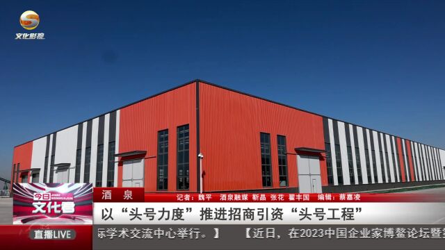 以“头号力度”推进招商引资“头号工程”