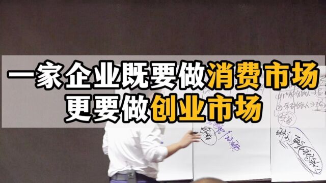 王介威:一家企业既要做消费市场更要做创业市场,团队裂变体系