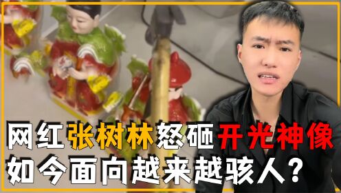 网红张树林怒砸开光神像,天不怕地不怕的他,面相却越来越骇人?_高清1080P在线观看平台_腾讯视频