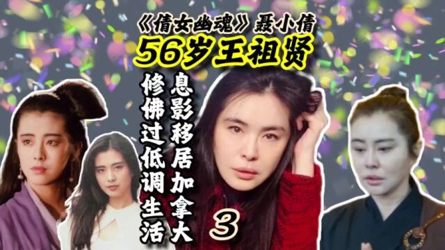 第3集女神王祖贤的故事,经典角色系电影《倩女幽魂》聂小倩