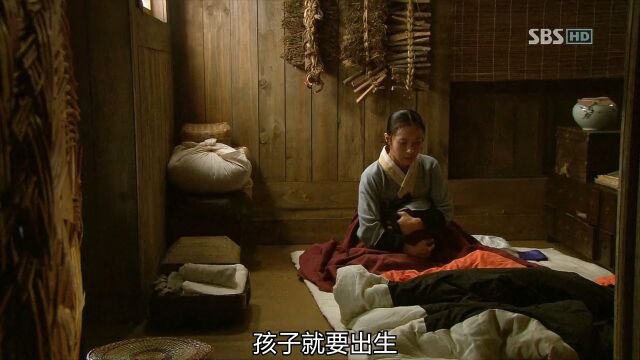 孩子还没出生,夫人却用白布缠住肚子《武士白东秀》第一集