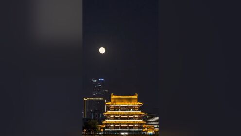 2023年最后一次满月来了！湖南这些地方可观“月上中天”且“立杆不见影”