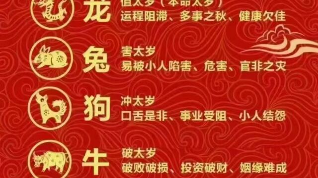 这五种属相的人,2024甲辰年可能有大的变动(馆主小绿泡YonGShIGuanN)