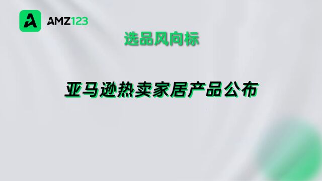 在亚马逊上好评如潮!2023年热卖家居产品公布!