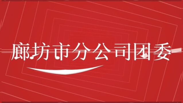 廊坊市分公司团委新年祝福