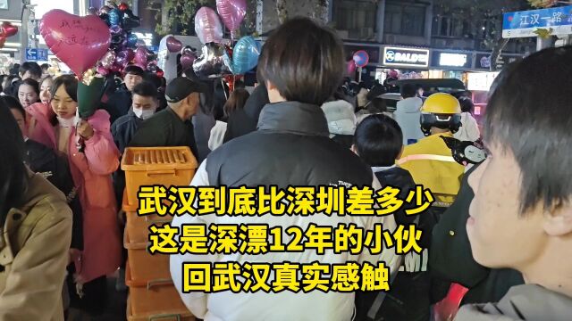 武汉到底比深圳差多少,这是深漂12年的小伙回武汉真实感触