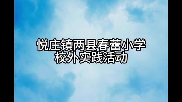 #山东 #沂源 校外实践活动 悦庄镇两县春蕾小学 周文燕 张君祥 #发布 翟斌 梁海亮