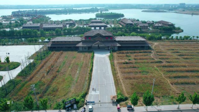 山东曹县八里湾风景区美丽景色