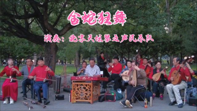 经典名曲《金蛇狂舞》,北京天坛琴之声民乐队演奏,优美动听