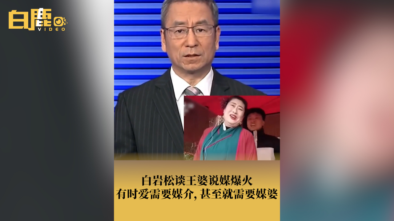 白岩松谈王婆说媒爆火