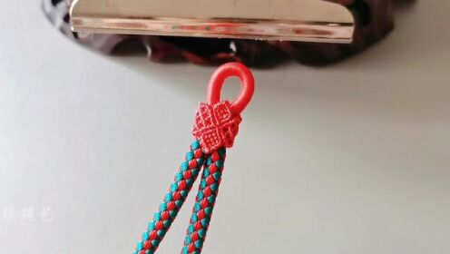 网格线圈编织教程下#编绳教程#纯手工编绳 #做手工我是认真的 #我的