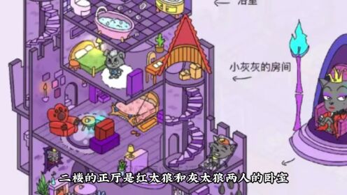 灰太狼的狼堡竟然是整整,7层的豪华大别墅