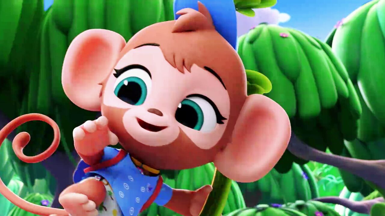 淘气的小猴子好磨人,把皮皮耍得团团转